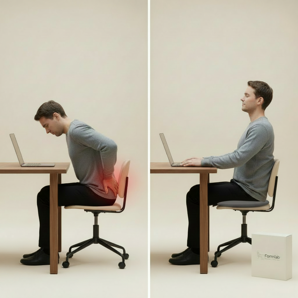 Formlab Grey Align Seat – No Back Pillow