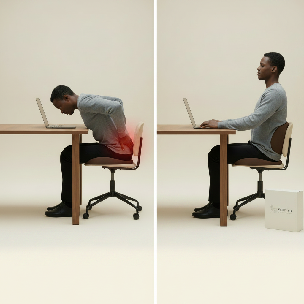 Formlab Rich Brown – SA Model – Corrected Chair & Cushion